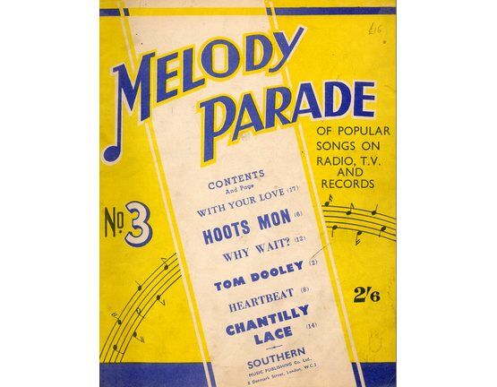 103 | Melody Parade of Popular Songs on Radio _ TV and Record No. 3