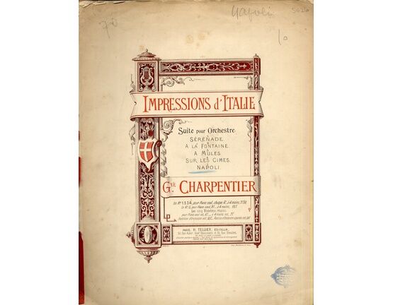 10303 | Napoli - Piece No. 5 from Impressions d'Italie - Piano Solo