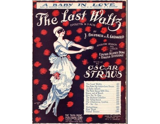10307 | A Baby in Love  - Song from "The Last Waltz" Operetta in 3 Acts - For Voice and Piano