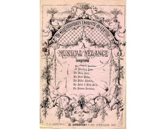 10390 | A Musical Melance - The Englishwoman's Domestic Magazine - Piano Solos and Song