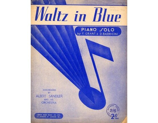 104 | Waltz in Blue -  Piano Solo