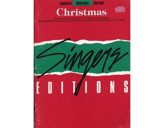 10511 | Christmas - Singer's High Voice Edition - Christmas Carol Medleys plus 21 Holiday Favourites