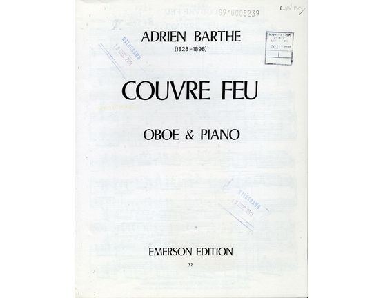 10550 | Couvre Feu for Oboe and Piano - With Seperate Oboe Part