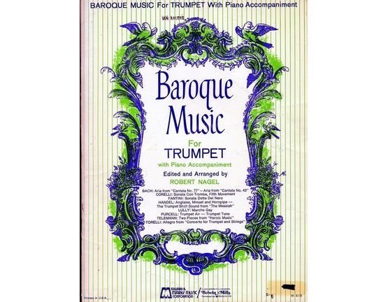 10591 | Baroque Music for Trumpet - With Piano Accompaniment