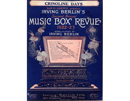 106 | Crinoline Days - From Irving Berlin's Second Annual Music Box Revue - For Piano and Voice