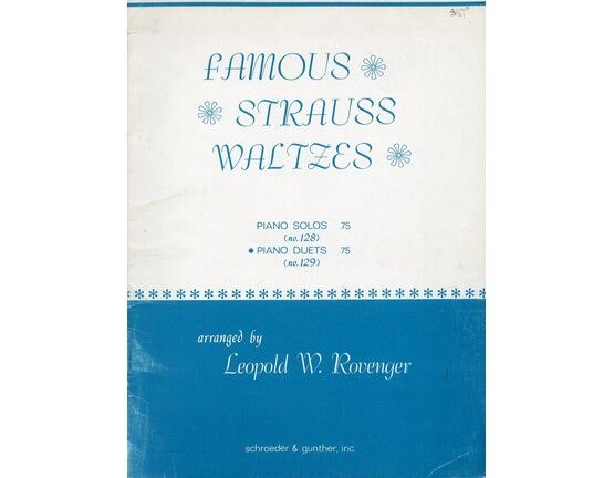 10700 | Famous Strauss Waltzes - Piano Duets (No. 129)