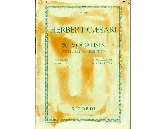 10720 | Herbert Caesari - 50 Vocalises with piano accompaniment