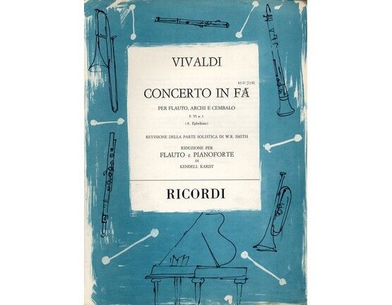 10720 | Vivaldi - Concerto in F Major - For Flute and Piano