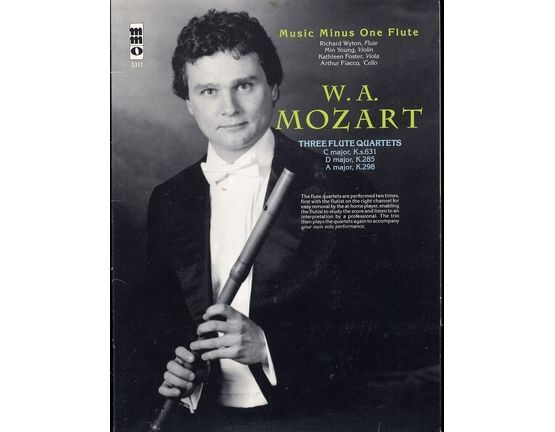 10742 | W. A. Mozart - Three Flute Quartets for the at home Flutist (CD included) - C Major (K.S. 631) - D Major (K. 285) - A Major (K. 298) - Music Minus One