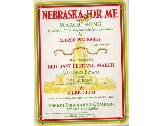 10775 | Nebraska for Me - March Song