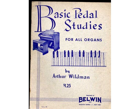10785 | Basic Pedal Studies - For All Organs - O.L. 41