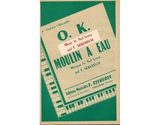 10813 | 2 Valse Musette - "O.K." and "Moulin a Eau" - For Piano Accordion