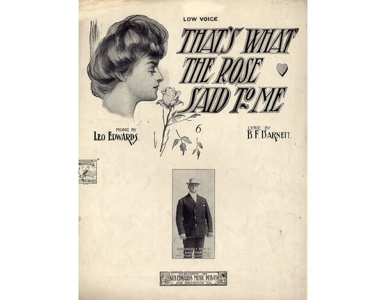 10888 | That's What The Rose Said To Me - Song Featuring Frank Morrell with That Quartette