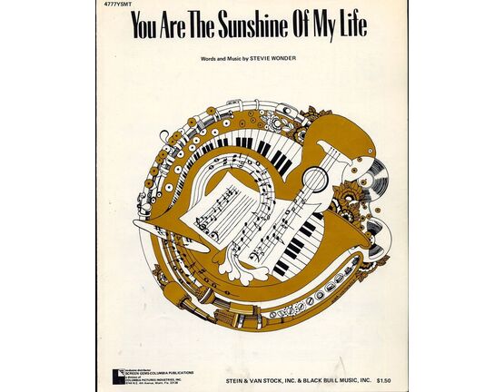 10899 | You are the Sunshine of my Life - Recorded by Stevie Wonder