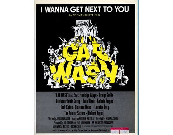 109 | I Wanna Get Next to You - Song from "Car Wash"