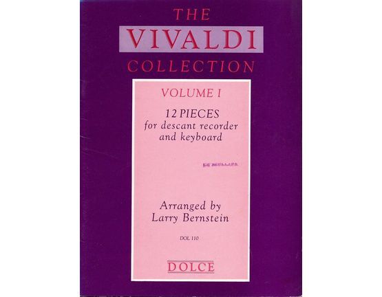 10916 | 12 Pieces for Descant Recorder and Keyboard - The Vivaldi Collection - Volume 1
