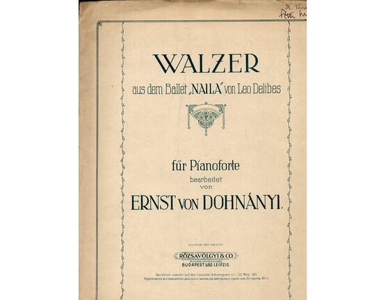 10922 | Ernst: Walzer, from the ballet Naila