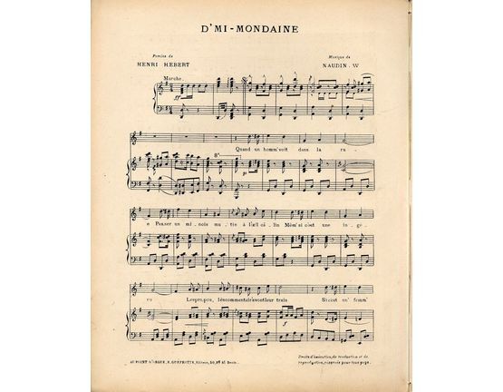 10937 | D'mi Mondaine - Song