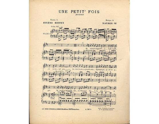 10937 | Use Petit' Fois (Diction) - Song