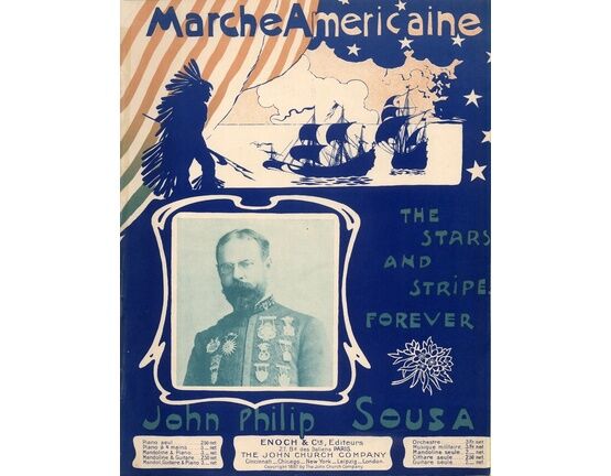 10992 | Marche Americaine (The Stars and Stripes Forever) - Piano Solo - Featuring John Philip Sousa