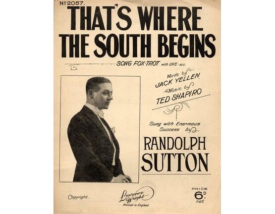 11 | That's Where The South Begins featuring Randolf Sutton