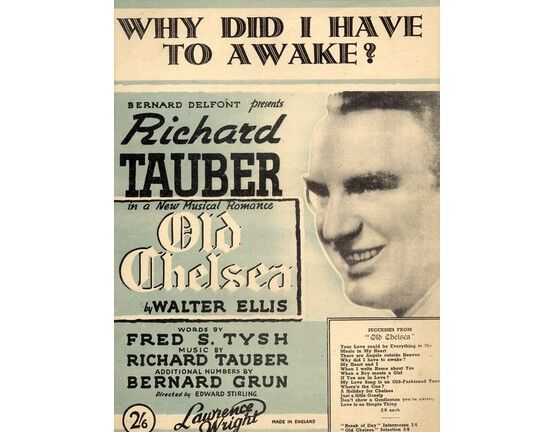 11 | Why Did I Have To Awake - Richard Tauber in "Old Chelsea"