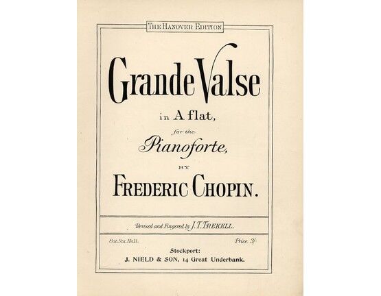 11011 | Chopin - Grand Valse in A flat major - For Piano - The Hanover Edition