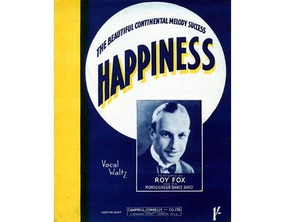 11174 | Happiness - Featuring Roy Fox - Vocal Waltz