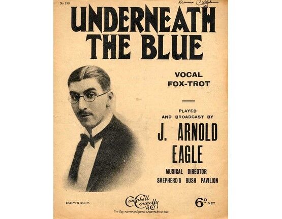 11174 | Underneath the Blue - Vocal Fox Trot - Featuring J. Arnold Eagle