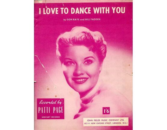 11179 | I Love to Dance with You - Recorded by Patti Page