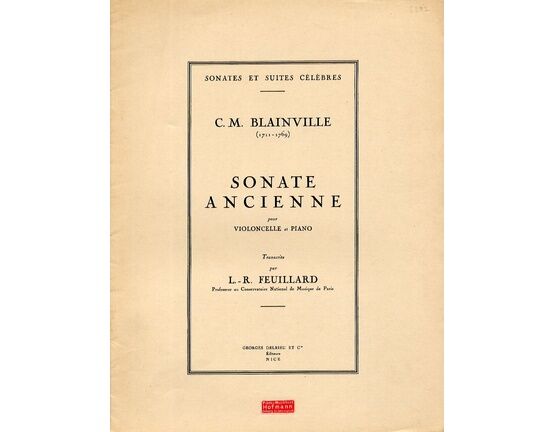 11230 | Blainville - Sonate Ancienne - For Cello and Piano