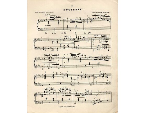 11284 | Nocturne - Piano Solo - Op. 6, No. 1
