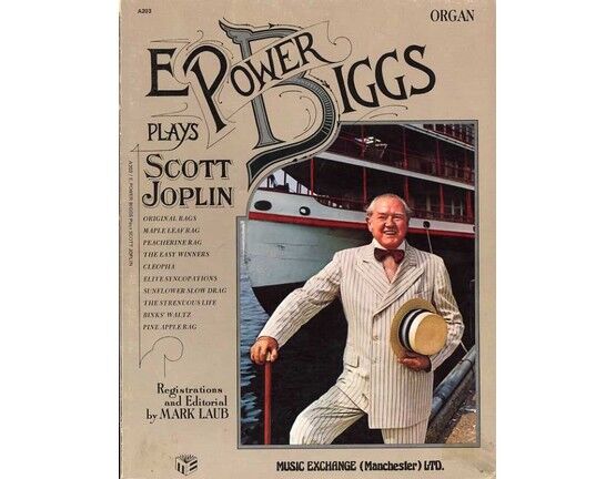 11383 | E Power Biggs Plays Scott Joplin - For Organ - Featuring E. Power Biggs
