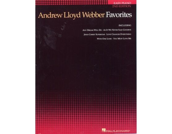 11385 | Andrew Lloyd Webber Favorites - Easy Piano 2nd Edition