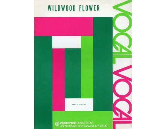 11388 | Wildwood Flower - Traditional Folk Song Arranged by Marcel G. Frank