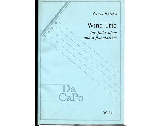 11398 | Bayliss - Wind Trio - For Flute, Oboe & B flat Clarinet