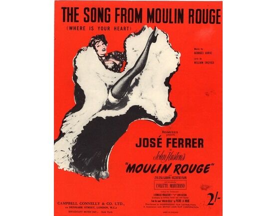 114 | The Song from the Moulin Rouge (Where is your heart), Connie Francis