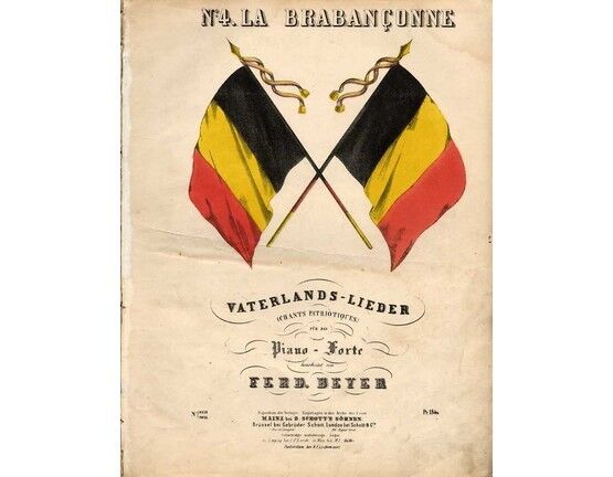 11460 | Belgisches Nationallied (La Brabanconne) - Piano Forte Composed by Ferd. Beyer