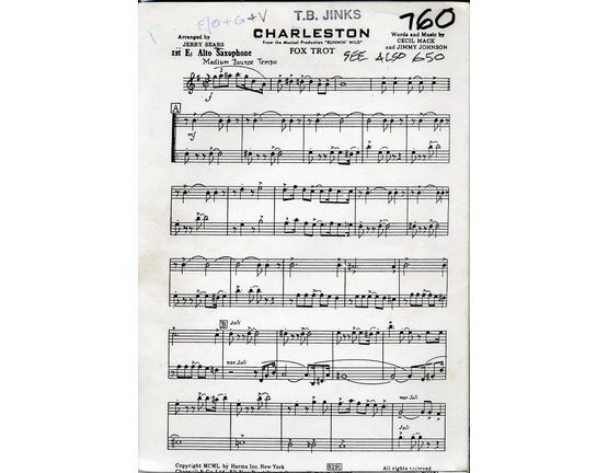 11495 | Charleston - Dance Band Arrangement