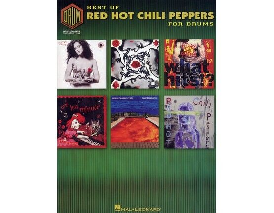 11521 | Best of Red Hot Chili Peppers for Drums - Drum Recorded Versions - Note for Note Transcriptions