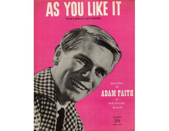 11547 | As You Like It - Song featuring Adam Faith