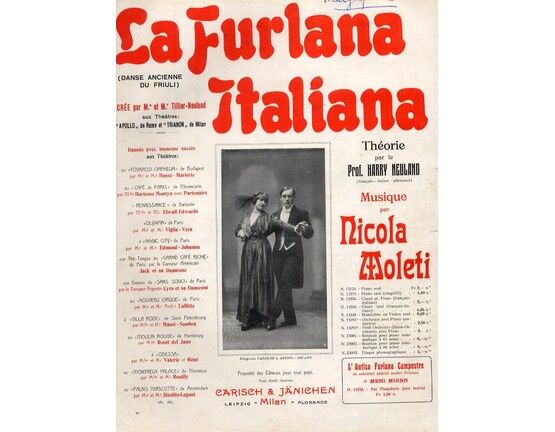 11559 | La Furlana Italiana (Danza Antica Del Friuli) - Featuring Varischi and Artico - Piano Solo