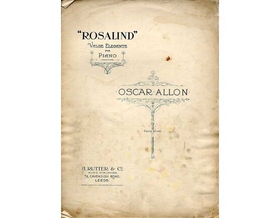 11585 | Rosalind - Valse Elegante for Piano