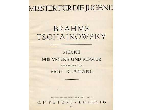 11605 | Brahms & Tschaikowsky - Pieces for Violin and Piano
