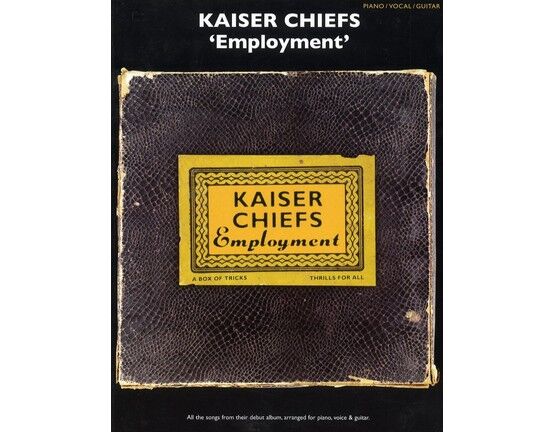 11659 | Kaiser Chiefs - Employment - For Voice, Piano and Guitar