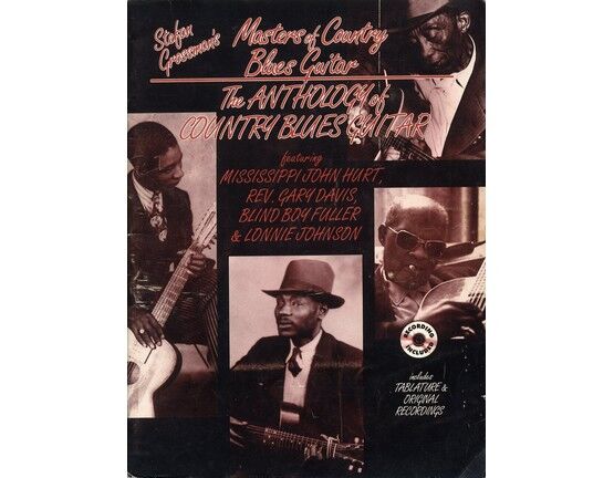 11697 | Stefan Grossman's Masters of Country Blues Guitar - The Anthology of Country Blues Guitar - Inlcudes Tablature