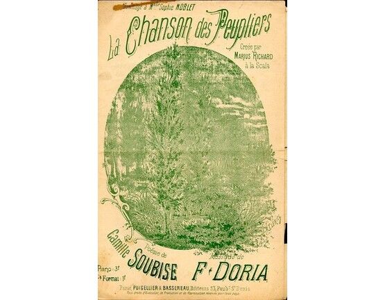 11784 | La Chanson des Peupliers - French Melody with Words