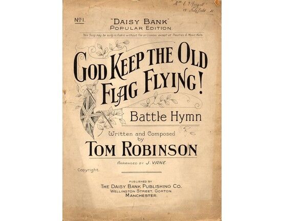 11842 | God keep the old Flag Flying! - Battle Hymn - Daisy Bank Popular Edition No. 1
