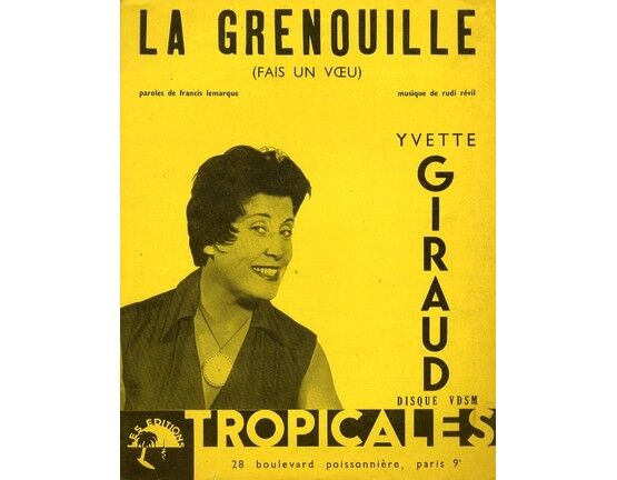 11959 | La Grenouille (Fais un Vceu) - Featuring Yvette Giraud - with French words