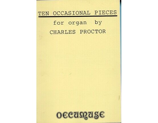 12015 | Ten Occasional Pieces - For Organ